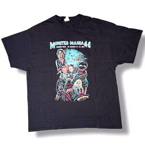 Monster Mania 46 Horror Convention T Shirt 2021 Event Black 2XL